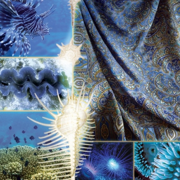 Authentic Russian Pavlovo Posad Shawl 100% Wool with Silk fringe “Sadko” - Picture 3 of 6